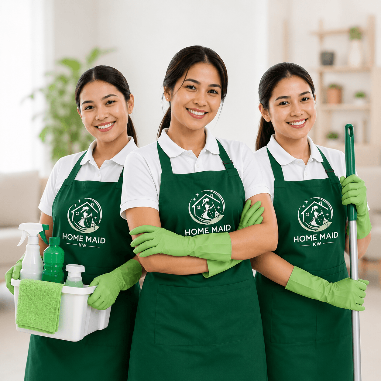 Home Maid professional cleaning team